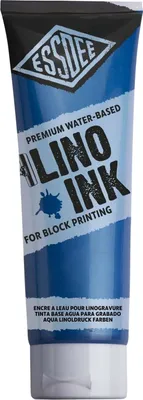 Produktbild von Essdee Premium Blockdruckfarbe auf Wasserbasis, 300 ml, Perlglanzblau
