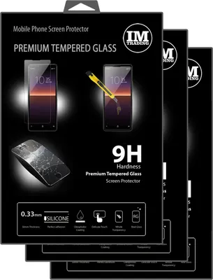 Produktbild von cofi1453 3X Panzer Schutz Glas 9H Tempered Glass Display Schutz Folie Display Glas Screen Protector kompatibel mit Sony Xperia 10 III