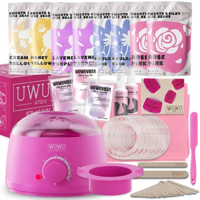 Produktbild von Professionelles Wachs Set, 69 Teile, mit Wachswärmer
