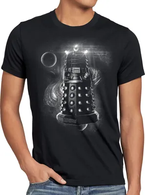 Produktbild von style3 Exterminate Herren T-Shirt zeitreise serie polizei notrufzelle