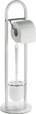 Immagine prodotto di Set da toilette Linda in metallo bianco opaco