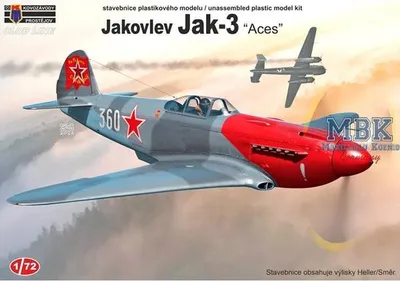 Immagine prodotto di Kovozavody Prostejov KPM-CL7213 Jakolev Jak-3 "Aces"