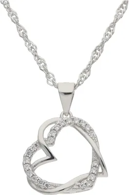 Produktbild von Herzanhänger Silber 925 Zirkonia JL52-02-0009 JuwelmaLux