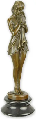 Produktbild von Bronzeskulptur nach Chiparus Replikat Retro Design Dekoration
