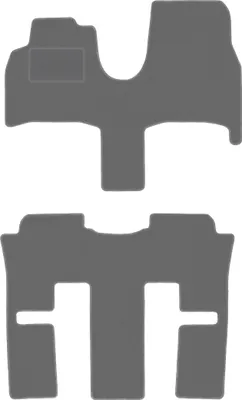 Produktbild von Graphit-Automatten für: Fiat Ulysse II 7-Sitzer (2002-2010)