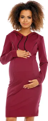 Produktbild von PeeKaBoo Umstandskleid für Damen Bhremsa bordo S
