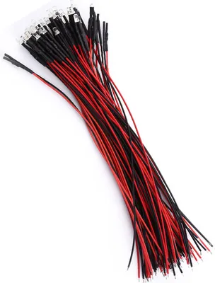 Obrázok produktu pre 50 ks vopred zapojených DC 9-12V 3 5 10 mm vodné priehľadné LED diódy biele červené modré zelené svetlo