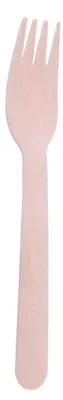 Obrázok produktu pre 50 ekologických drevených vidličiek, 16 cm – jednotná veľkosť