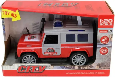 Produktbild von Feuerwehr Geländewagen Spielzeug mit Licht und Sound