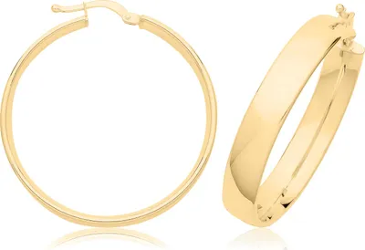 Produktbild von 9 Karat (375) Gold Damen - Paar Creolen - 30mm; TRS35891MM30
