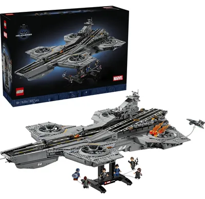 Obrázek produktu pro LEGO Helicarrier S.H.I.E.L.D., Sada na stavění, 18 rok/roky, Plast, 3057 kusů, 4,54 kg