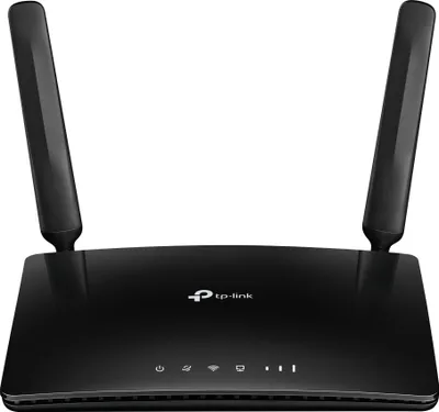 Zdjęcie produktu dla TP-Link TL-MR6400, Wi-Fi 4 (802.11n), Jedna częstotliwości (2,4 GHz), Przewodowa sieć LAN, 3G, Czarny, Router biurkowy