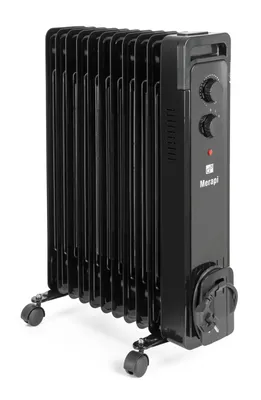 Obrázok produktu pre Olejový radiátor G21 Merapi čierny, 11 rebier, 2500 W