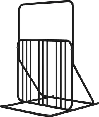 Produktbild von Fahrradständer Radständer Mit Griff, Beidseitig Mehrfachständer, Wetterfest, Bis 4 Fahrräder, Stahl, Schwarz, 102X92X130Cm