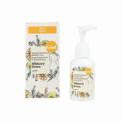 Obrázek produktu pro Kvitok Sprchový anticelulitidní Masážní olej Hloubkový Detox 50 ml
