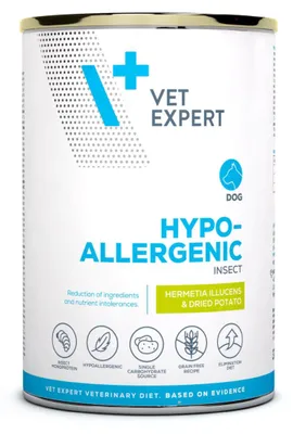 Zdjęcie produktu dla Mokra karma dla psa VetExpert Veterinary Diet Hypoallergenic Insect 375g