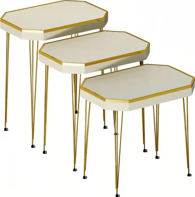 Immagine prodotto di Tavolini bianchi in legno stile moderno, elegante, versatile