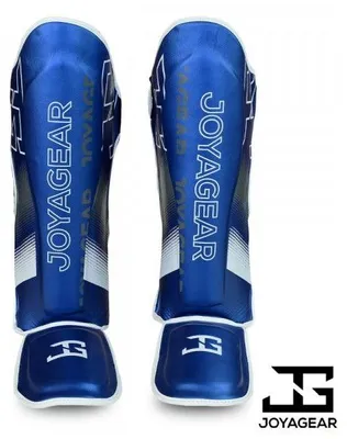 Image de Protège-tibias Joyagear Evolution - Bleu/Blanc - L