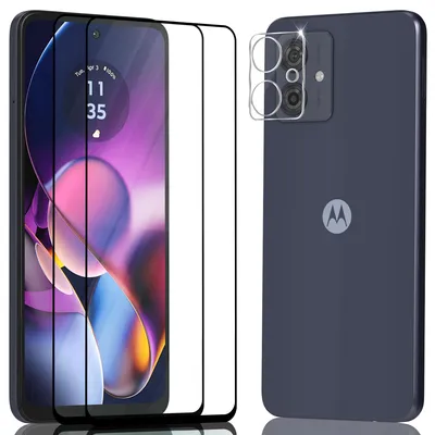 Obrázok produktu pre 2-balenie Motorola G54 Ochranné sklo na displej & 1-balenie ochrana objektívu - Tvrdené sklo 9H - Super kvalita 3D