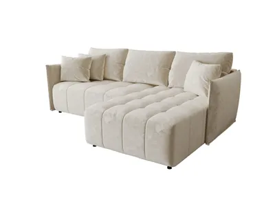 A sectional sofa is shown against a white background.