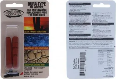 Produktbild von Kool Stop, Bremsbelag, Race, DURA-TYPE Ersatzgummis (Cartridge), lachs-rot, 1...