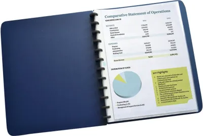 Produktbild von Oxford vario zipp Ringmappe manageMe! DIN A4 dunkelblau