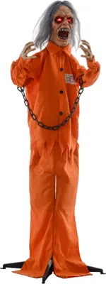 Produktbild von Gefangenen-Geist, Halloweendeko, gruselige Laute, rote Augen, beweglich, Orange