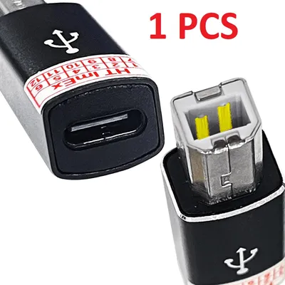Produktbild von USB C auf USB B 2.0 MIDI-Adapter, Typ C auf USB MIDI kompatibel für Samsung iPad