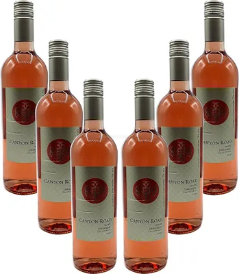 Produktbild von Rose Wein Set - 6x Canyon Road Zinfandel 750ml (8% Vol)- [Enthält Sulfite]