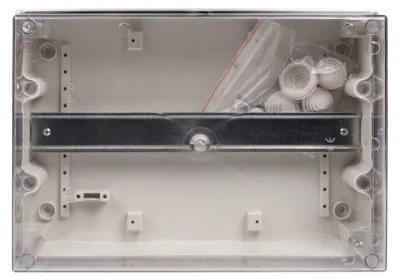 Imagen del producto de Caja de conexión industrial, grado de protección IP55, con o sin carril DIN