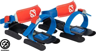 A pair of children's adjustable bob skates.
