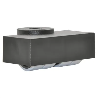 Produktbild von WAGNER Soft-Lenkrolle DESIGN METRIS - Ø 27 mm, Gehäuse schwarz 78 x 34 x 34 mm, Tragkraft 50 kg - 01717001