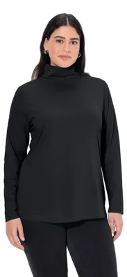 Produktbild von Ulla Popken Damen Shirt schwarz 42+