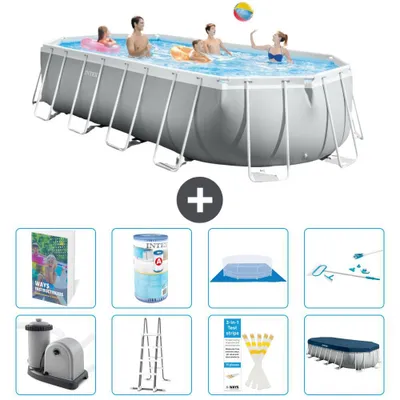 Immagine prodotto di Piscina Prism Frame ovale - 610x305x122 cm - 9 pezzi S542