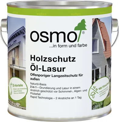 Produktbild von Osmo Holzschutz Öl-Lasur 750 ml perlgrau