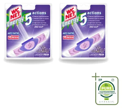 Produktbild von 2 x WC Net Toiletstein Lavendel - Großpackung - 2 Stücke