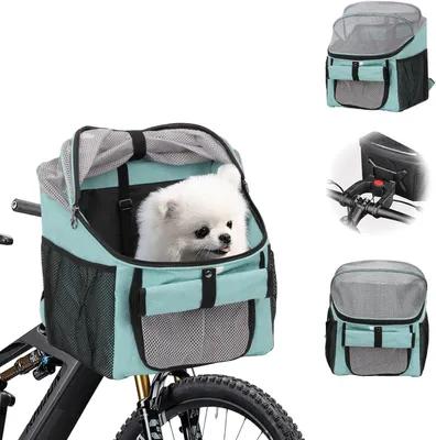 Image de Sac à vélo pour E-Bikes - Panier pliable - Tissu Oxford - Animaux - 37x27x40 cm
