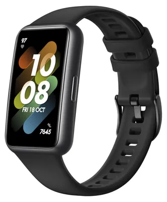 Image de Bracelet en silicone FIXED pour Huawei Band 7, couleur rouge