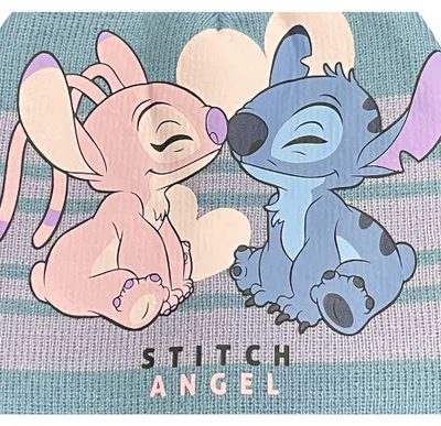 Productafbeelding van Stitch & Angel wintermuts voor meisjes, beanie-model, kleur: blauw, maat: 52