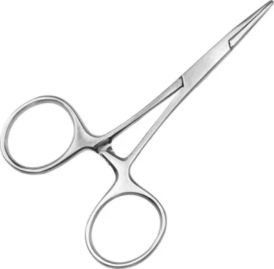 Image de Mini pince 9,5 cm en acier inoxydable - Pince de précision inoxydable | pointe droite, intérieur