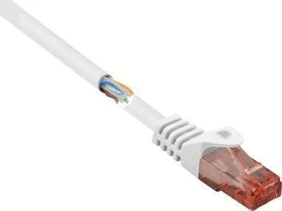 Zdjęcie produktu dla RF-5044026 Kabel sieciowy RJ45 CAT 6 U/UTP 10,00 m Biały z (RF-5044026)