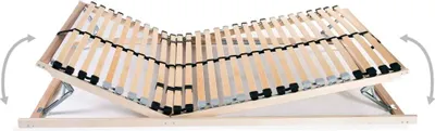 Obrázek produktu pro vidaXL Lamelové rámy 2 ks s 28 lamelami 7 zón 90x200 cm