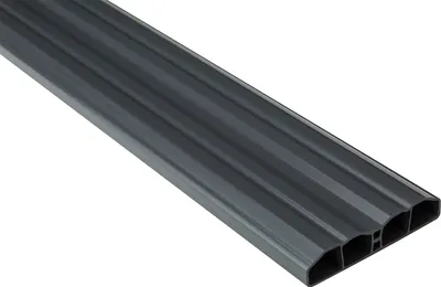 Produktbild von ! HEXIM Zaunelemente aus PVC Kunststoff - Garten & Terrassen Sichtschutz  - (Zaunkappen spitz graphit) Zaun Kappen Abdeckung Zaun Deko Kindergarten