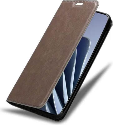 Produktbild von Cadorabo Hülle für OnePlus 10 PRO 5G Schutz Hülle in Braun Handyhülle Etui Case Cover Magnetverschluss