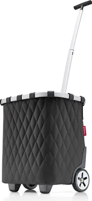 Produktbild von reisenthel carrycruiser, Einkaufsroller, Einkaufswagen, Trolley, Einkaufstrolley, Polyestergewebe, Rhombus Black, 40 L, OE7059