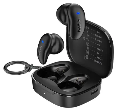 Produktbild von SoundForm Anywhere In Ear Kopfhörer Kabellos Bluetooth 6 für Seitenschläfer Leicht Komfortabel 26 Std Akkulaufzeit IPX4 Schlafkopfhörer zum Schwarz
