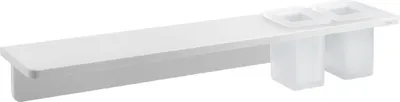 Immagine prodotto di Sapho Abeline - Mensola per bicchieri, lunghezza 60 cm, bianco opaco AE602-0101-01