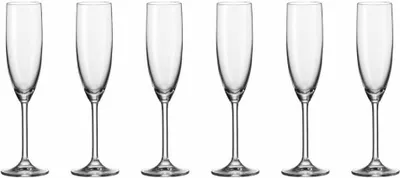 Produktbild von Leonardo Daily Sektglas, 6er Set, Champagnerglas, Proseccoglas, Glas, 210 ml, 35243