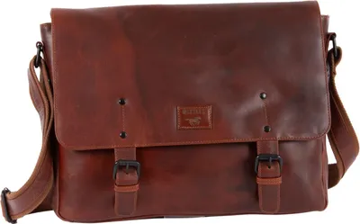 Productafbeelding van MUSTANG Leer business tas laptoptas met laptopvak Natal Tula Laptop Docubag Cognac bruine