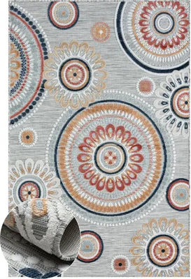Obrázek produktu pro MY-RUG venkovní koberec "Reed" 230X160 cm, barevný, etnický styl, vysoký design, barevný a letní, na zahradu